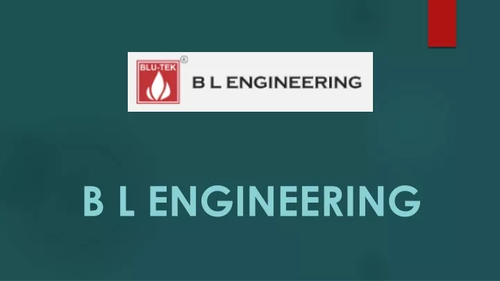 b l engineering