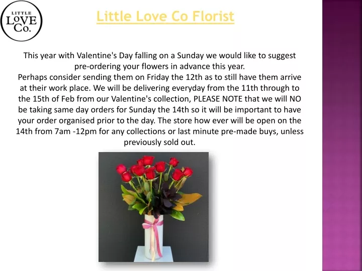 little love co florist