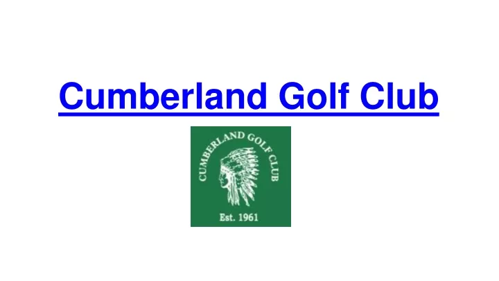cumberland golf club