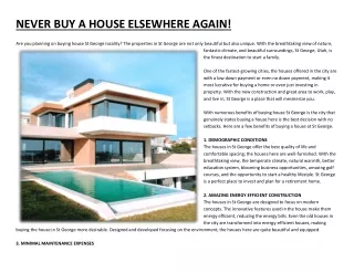 never buy a house elsewhere again