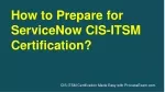 CIS-ITSM Prüfungen