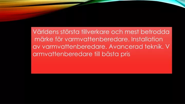 PPT - Varmvattenberedare PowerPoint Presentation, Free Download - ID ...