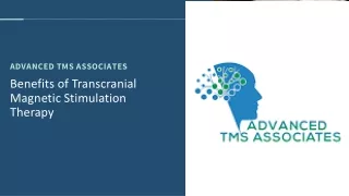 Advanced TMS Associates | Benefits of Transcranial Magnetic Stimulation Therapy
