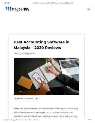 10 Best Online Accounting Software Platform in Malaysia [2020 Updated]