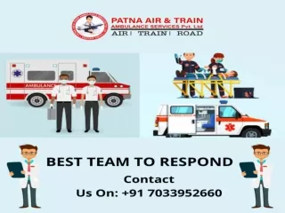 Air and Road Ambulance services from Patna at work