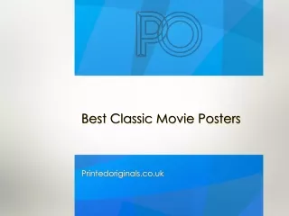 Buy Best Classic Movie Posters Online - Printedoriginals.co.uk