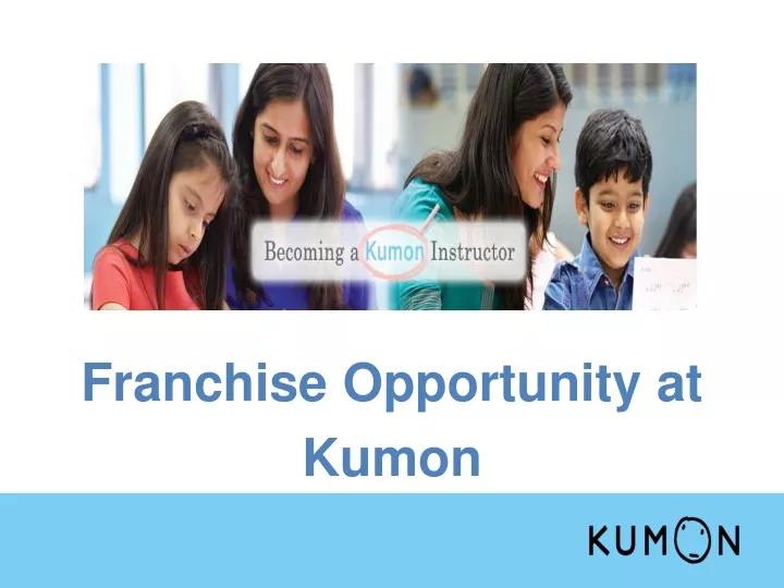 franchise opportunity at kumon