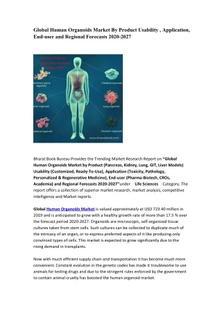 global human organoids market by product