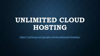 Unlimited Cloud Hosting