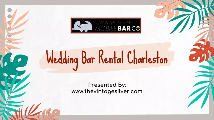 wedding bar rental charleston
