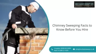 Chimney Sweeping Facts to Know Before You Hire