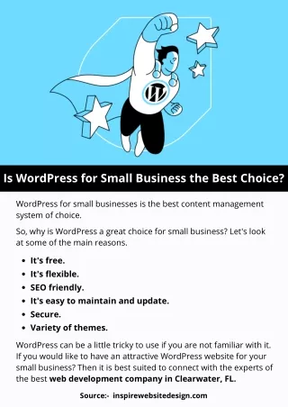 is wordpress for small business the best choice
