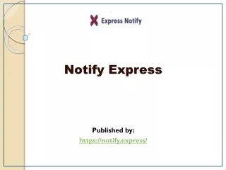 Notify Express