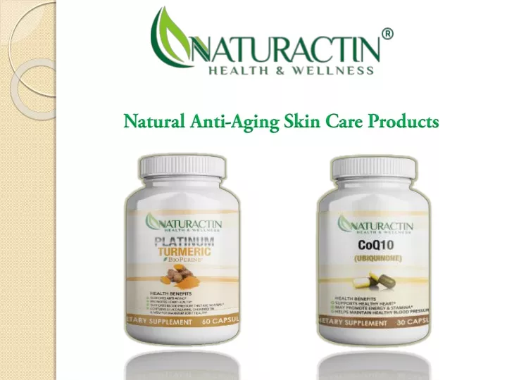 natural anti aging skin care products