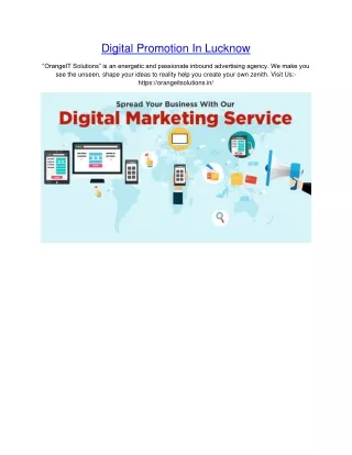 digital promotion in lucknow