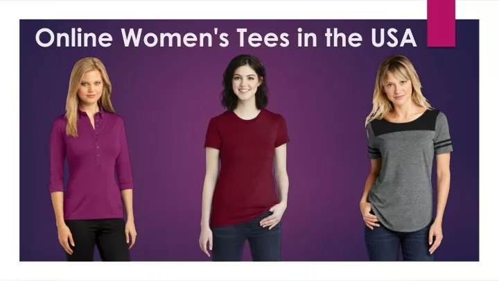 online women s tees in the usa