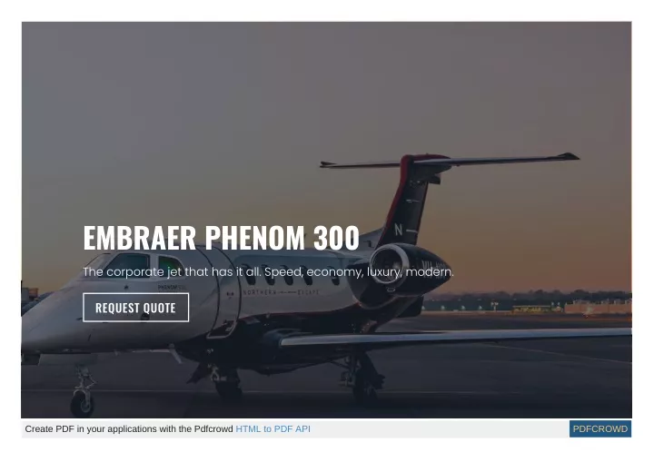 embraer phenom 300 the corporate jet that