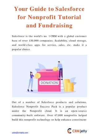 your guide to salesforce for nonprofit tutorial and fundraising
