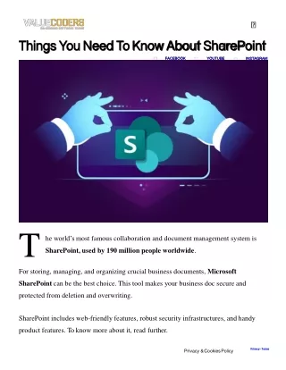 things you need to know about sharepoint