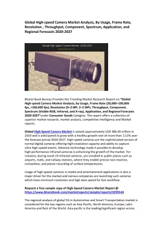 global high speed camera market analysis by usage