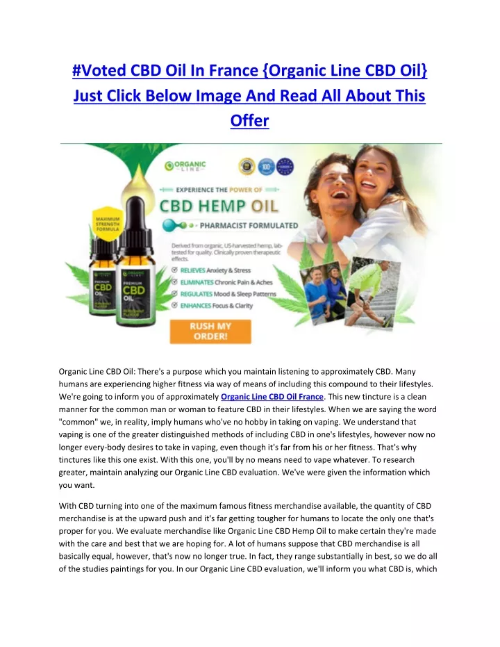 voted cbd oil in france organic line cbd oil just