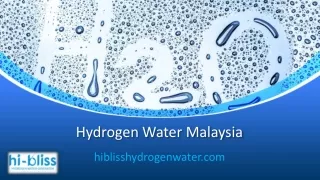 Best Hydrogen Water - Hi Bliss Hydrogen Water