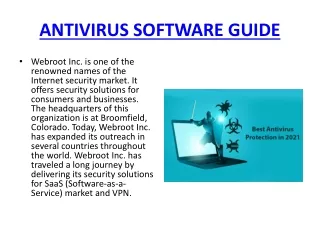 antivirus software guide