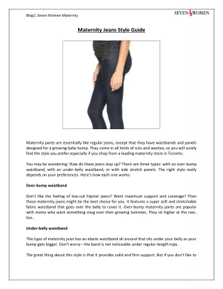 blog1 seven women maternity