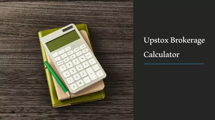 upstox brokerage calculator