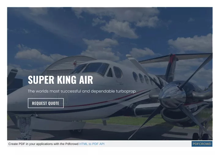 super king air the worlds most successful
