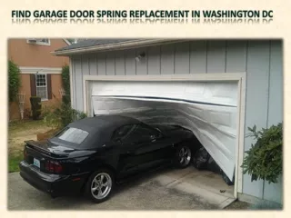 Find Garage Door Spring Replacement in Washington DC