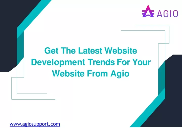 get the latest website development trends for your website from agio