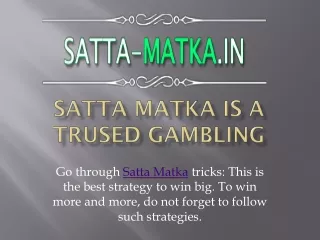 Satta king | satta matka money website
