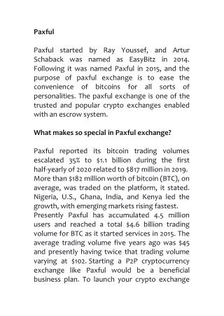 paxful paxful started by ray youssef and artur
