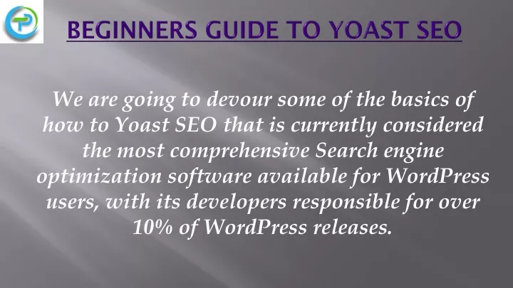 beginners guide to yoast seo