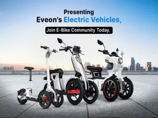 Presenting Eveons’ Wide Range of Electric Vehicle(EVs)