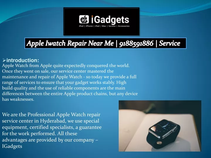 apple iwatch repair near me 9188591886 service