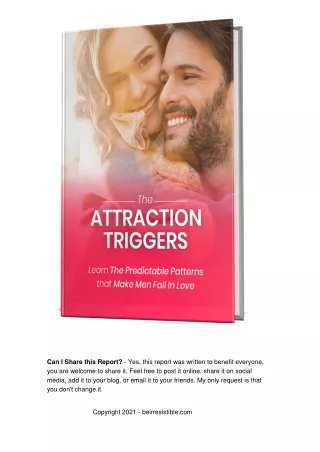 Male Attraction Triggers