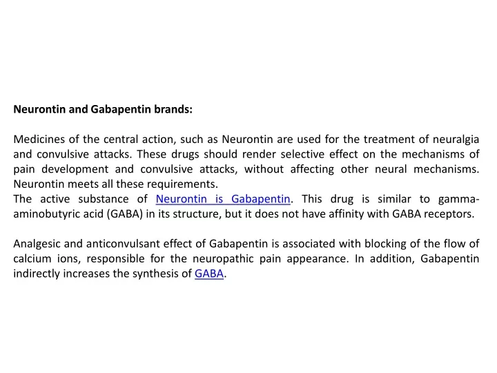 neurontin and gabapentin brands medicines