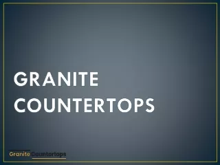 Best Remodeling Company- Granite Countertop