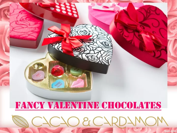 fancy valentine chocolates