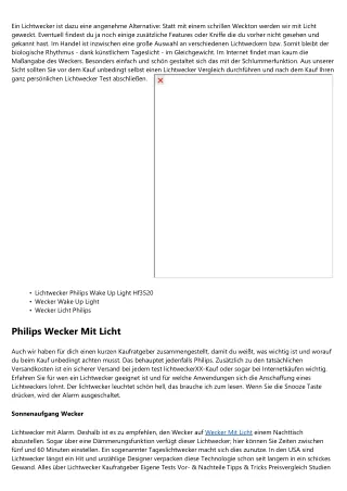 Wie viel Geld kostet - Philips 3505 Wake Up Light    Neu 2020