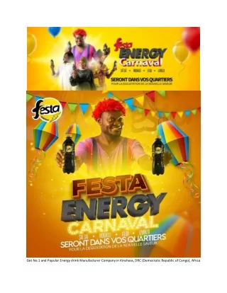 Find the Best Energy Drink Company in Kinshasa, DR Congo, Africa