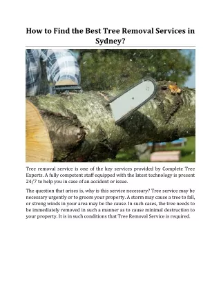 how to find the best tree removal services
