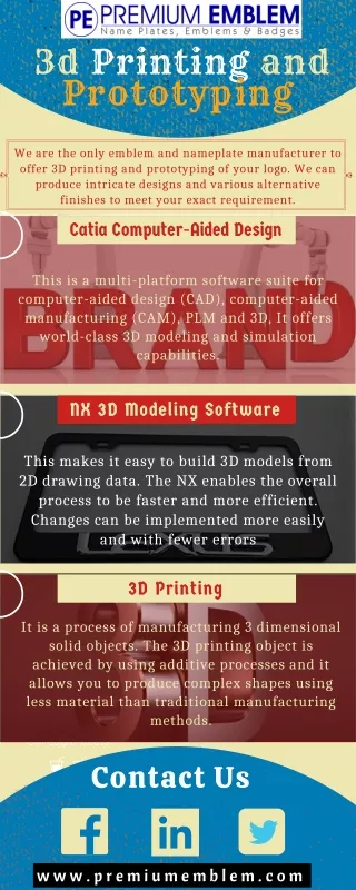 3d printing and prototyping