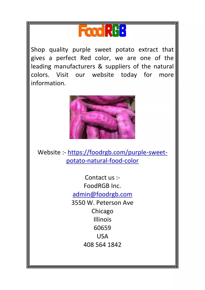 shop quality purple sweet potato extract that