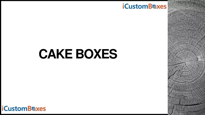 cake boxes