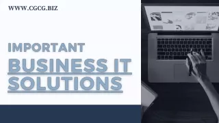 Important Business IT Solutions