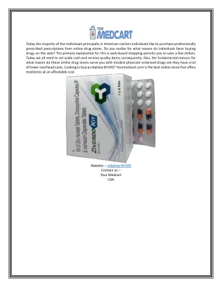 Vidalista 60 MG Yourmedcart.com