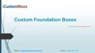 custom foundation boxes
